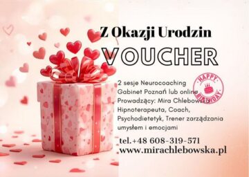 Voucher - 2 sesje 1h:45min - praca cykliczna, Urodzinowy