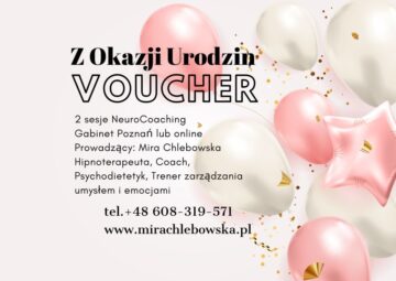 Voucher - 3 sesje 1h:45min - praca cykliczna, Urodzinowy